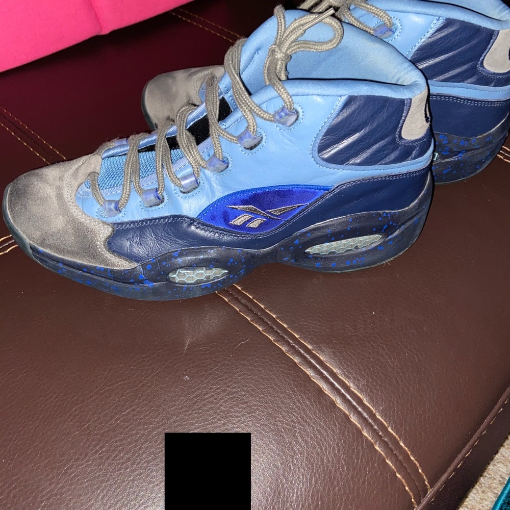 2014 Reebok Question Mid Blue - Picture 2 of 8